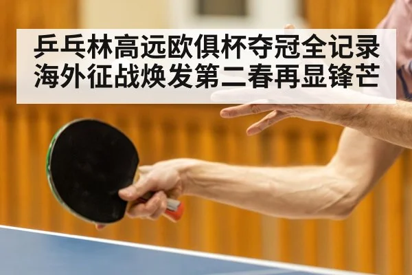 乒乓林高远欧俱杯夺冠全记录海外征战焕发第二春再显锋芒